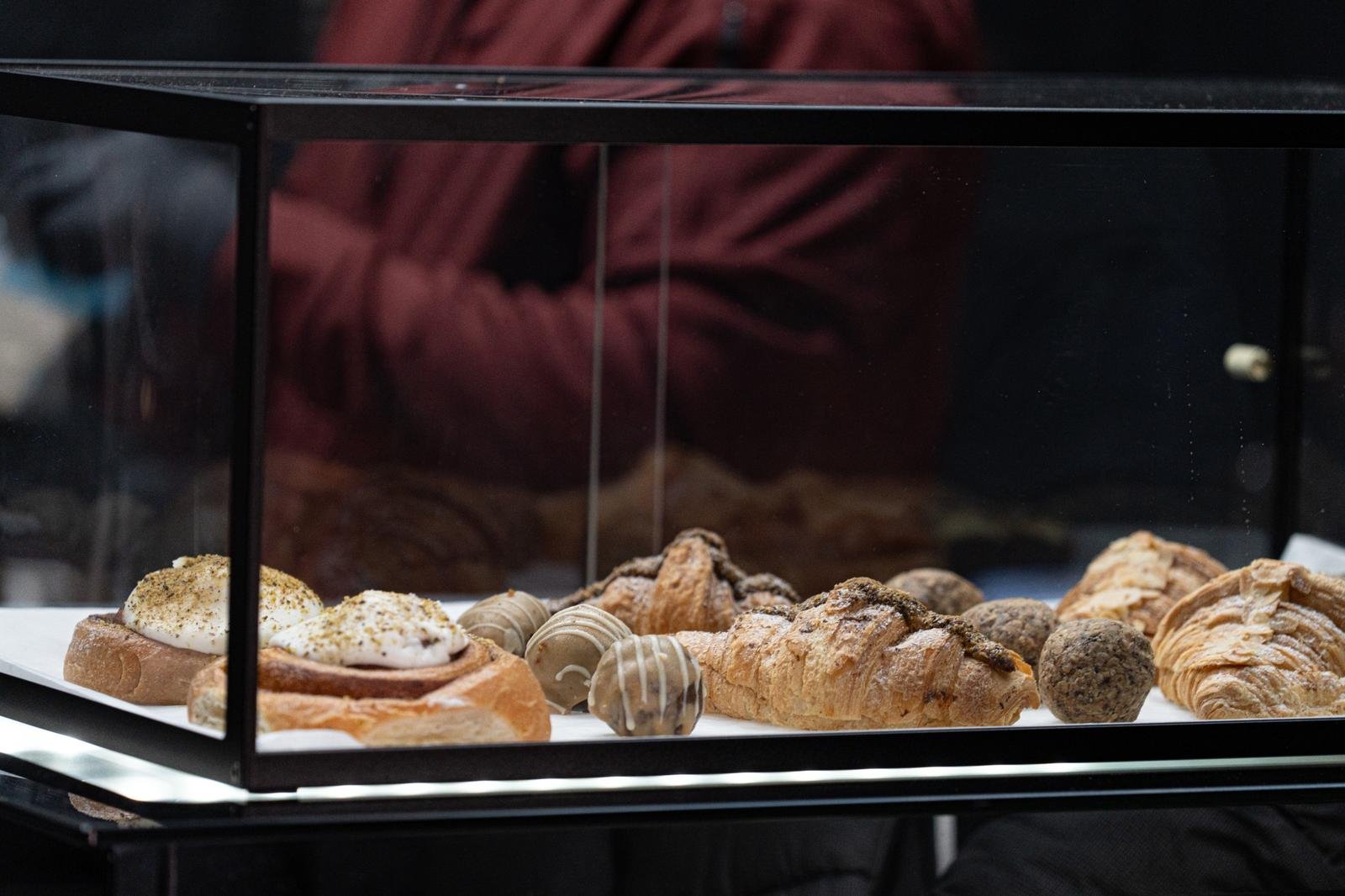 Pastry display case